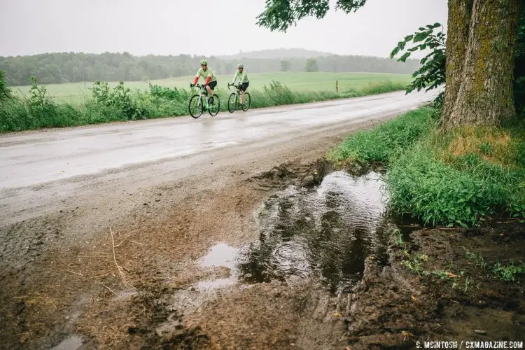 It was scenic throughout the ride, but the rain and cold made it hard to focus on the scenery over the last few miles. © Chris McIntosh / Cyclocross Magazine