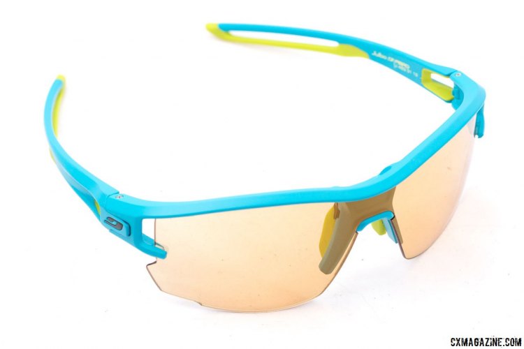 Julbo Aero vented sunglasses with Zebra photochromic lens. © Cyclocross Magazine