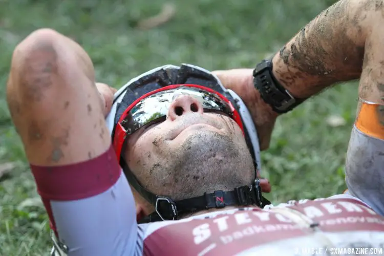 The heat took its toll. 2016 Jingle Cross World Cup, Elite Men. © D. Mable / Cyclocross Magazine