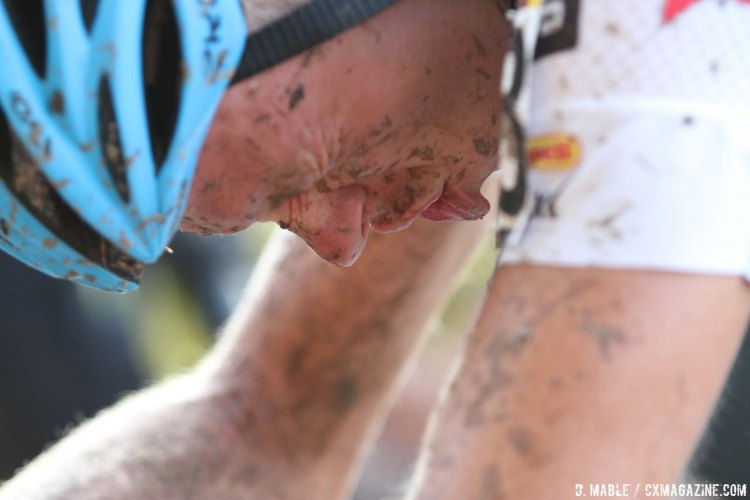 The heat took its toll. 2016 Jingle Cross World Cup, Elite Men. © D. Mable / Cyclocross Magazine