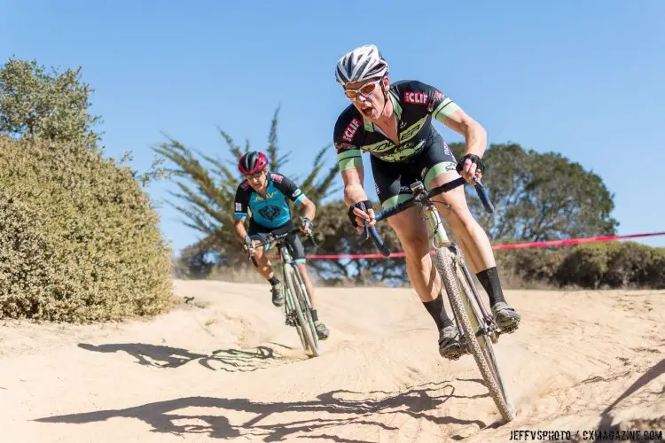 The top of the course was dry and rutted with lots of fine, loose dust. © Jeff Vander Stucken