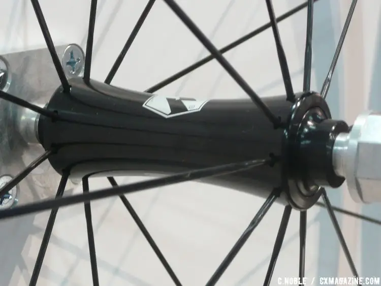 The ATR wheels are radially laced.