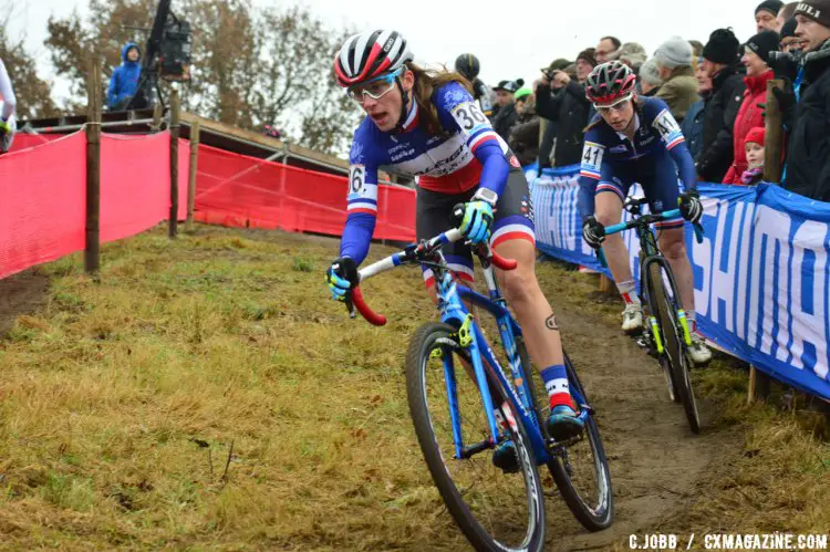 Caroline Mani (FRA) finished in 11th - 2016 Zeven UCI Cyclocross World Cup Elite Women. © C. Jobb / Cyclocross Magazine