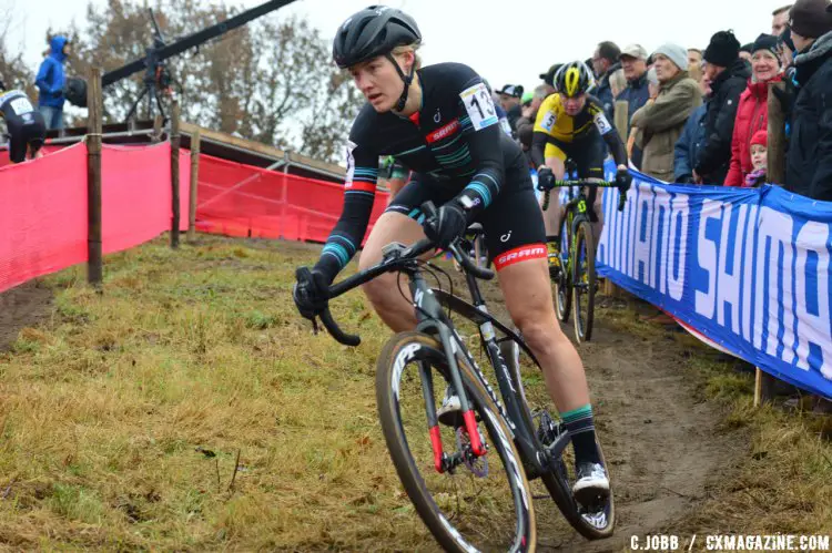 Elle Anderson (USA) finished in 32nd - 2016 Zeven UCI Cyclocross World Cup Elite Women. © C. Jobb / Cyclocross Magazine
