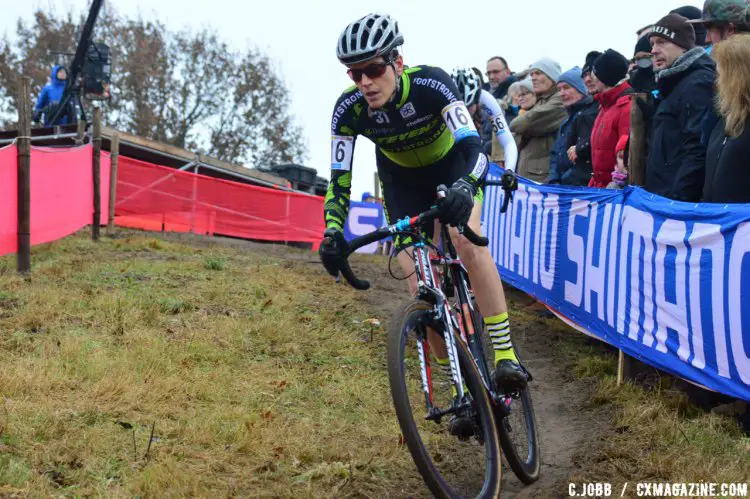 Christine Vardaros (USA) finished in 47th - 2016 Zeven UCI Cyclocross World Cup Elite Women. © C. Jobb / Cyclocross Magazine