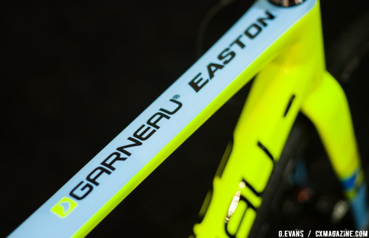 An all new paint scheme custom for the sponsored cyclocross team. © Cyclocross Magazine