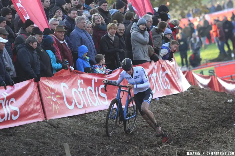 Toon Aerts at the 2016 Soudal Classics Jaarmarktcross in Niel. © B. Hazen / Cyclocross Magazine