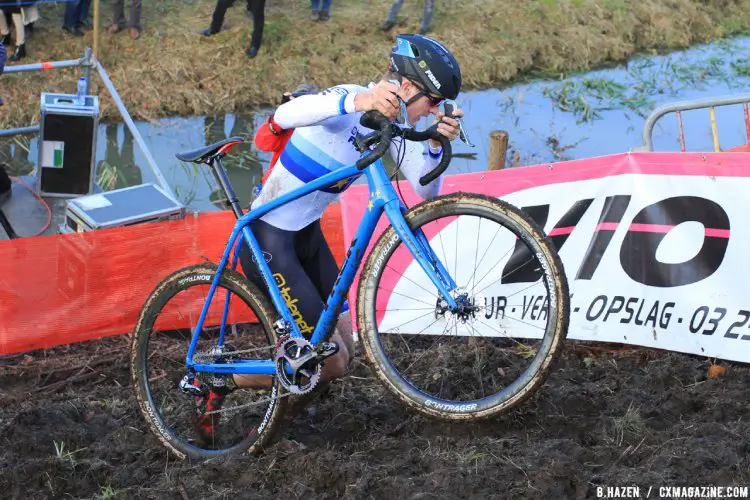 Toon Aerts at the 2016 Soudal Classics Jaarmarktcross in Niel. © B. Hazen / Cyclocross Magazine