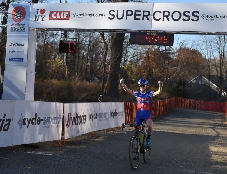 Maghalie Rochette, Canadian National Champion, took the UCI C2 victory. 2016 Supercross cyclocross race. © Chris McIntosh
