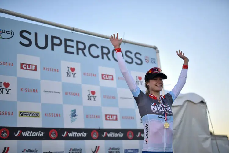 Rochette victorious in New York, and at the Vittoria Series. 2016 Supercross cyclocross race. © Chris McIntosh