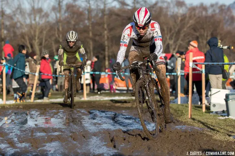 Toki Sawada finish second in a Japanese sweep of the Day 1 podium. 2016 Nobeyama Cyclocross Day 1. © Jeff Curtes