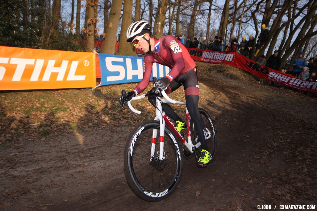 2017 Hoogerheide World Cup Elite Men. © C. Jobb / Cyclocross Magazine