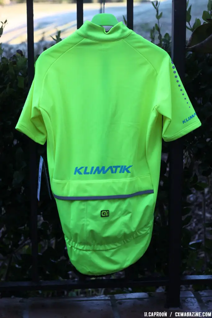 Klimatik is windproof, waterproof, and available in hi-viz colors. Winter Press Camp 2017 © Cyclocross Magazine