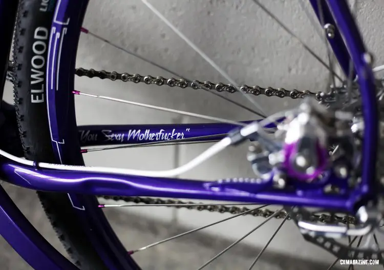 They had fun with this build. This isn't a reference to Purple Rain, but we're not complaining! © C. Fegan-Kim Cyclocross Magazine