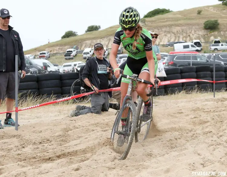 National Champion Katie Clouse has made racing the Sea Otter Classic cyclocross race an annual tradition. © J. Silva / Cyclocross Magazine