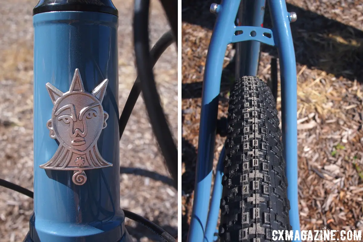 It is nice to see a bike with a real head badge. The VooDoo logo ...