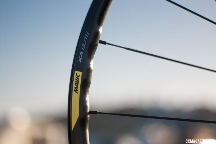 The Mavic Elite XA Trail wheelset offers a wide option for mountain, cyclocross and gravel racers. © Cyclocross Magazine