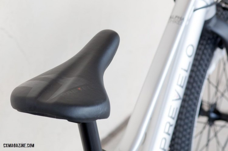 The Prevelo big kid saddle and seatpost are one of the few parts that need to be assembled before first use. © Cyclocross Magazine