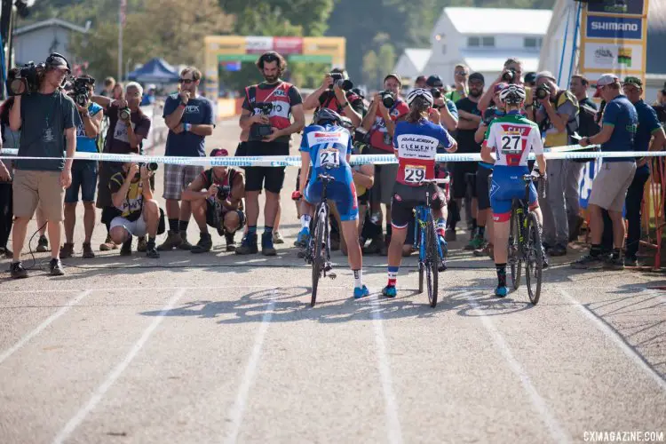 Three champions earned the first three call-ups: Cant, Mani and Lechner. 2016 Jingle Cross cyclocross festival. © A. Yee / Cyclocross Magazine