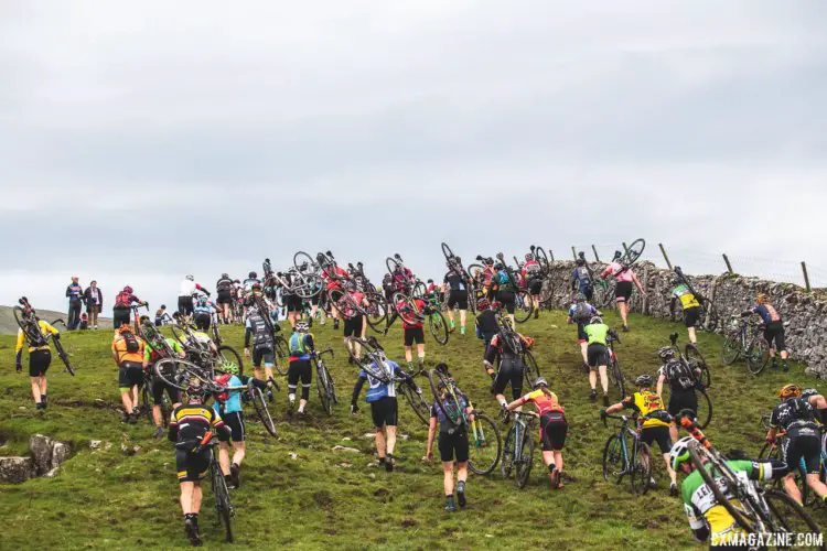 The 2017 Three Peaks race brought out over 500 competitors to the Yorkshire countryside. 2017 Three Peaks Cyclocross. © D. Monaghan / Cyclocross Magazine