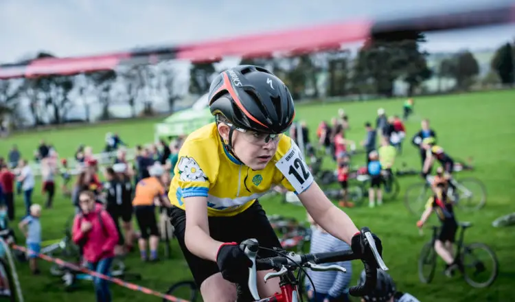 Young rider taking on the course in her stride. © C. Morley 