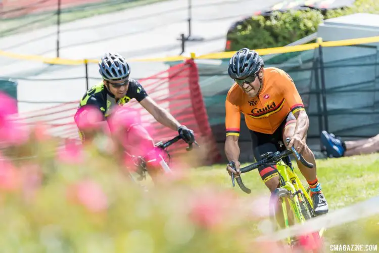 Orange and pink were in this season at the WSCXGP. 2017 West Sacramento GP (Saturday). © J. Vander Stucken / Cyclocross Magazine