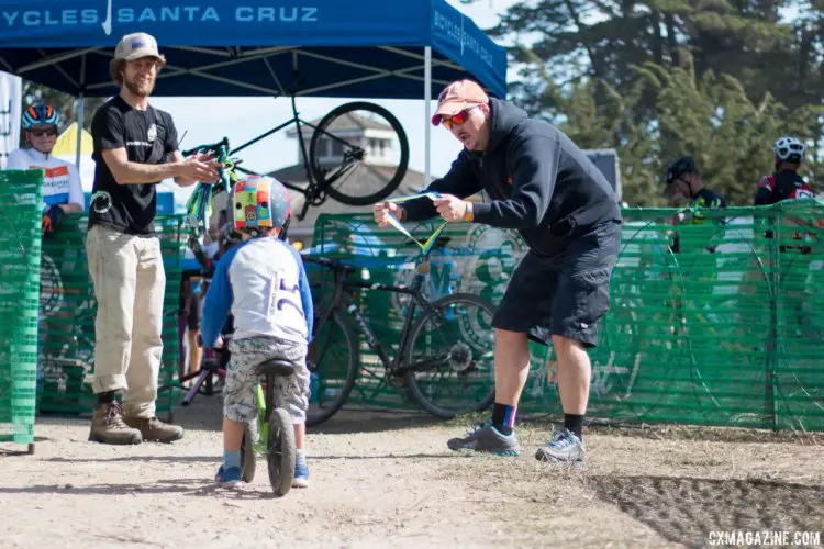 Kids' racing is always a highlight at the Rock Lobster Cup, and returns in 2017 at 11:15am. 2016 Rock Lobster Cup delivered grassroots racing, celebrity sightings and fundraising for the Rock Lobster cyclocross team. © Cyclocross Magazine