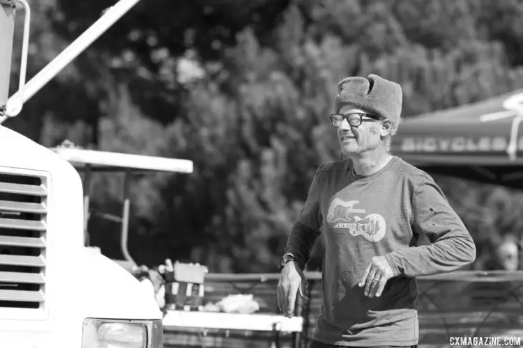 Sadoff with a moment to appreciate the local community's generous support of his event, team, and local state parks. © Cyclocross Magazine