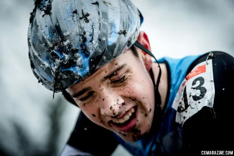 Leave nothing behind and regret nothing afterwards. 2017 HSBC UK National Trophy Series: Bradford. © C. Morley / Cyclocross Magazine