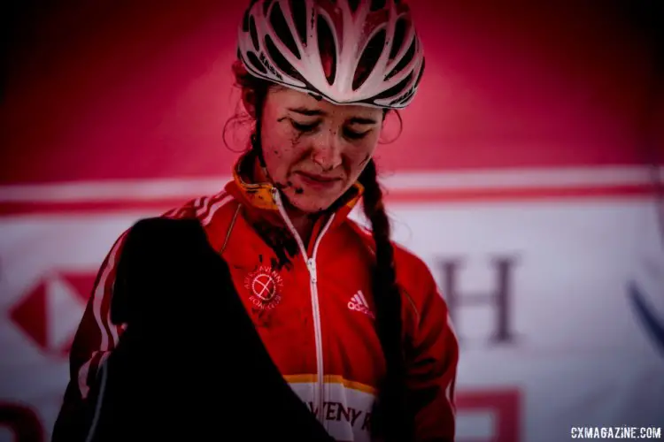 Ffion James won the Women's Elite race. 2017 HSBC UK National Trophy Series: Bradford. © C. Morley / Cyclocross Magazine