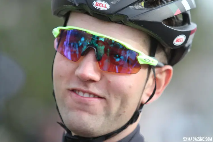 Tobin Ortenblad had a lot of family and friends in Reno to watch him race on Sunday. 2018 Reno Cyclocross Nationals, Sunday. © D. Mable / Cyclocross Magazine