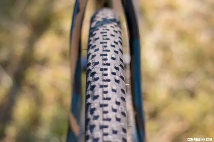 Roll away on your new prize with WTB's 42mm Resolute tires. McGovern Cycle's custom carbon cyclocross/gravel bike up for raffle to benefit the Sierra Buttes Trail Stewardship. © Cyclocross Magazine