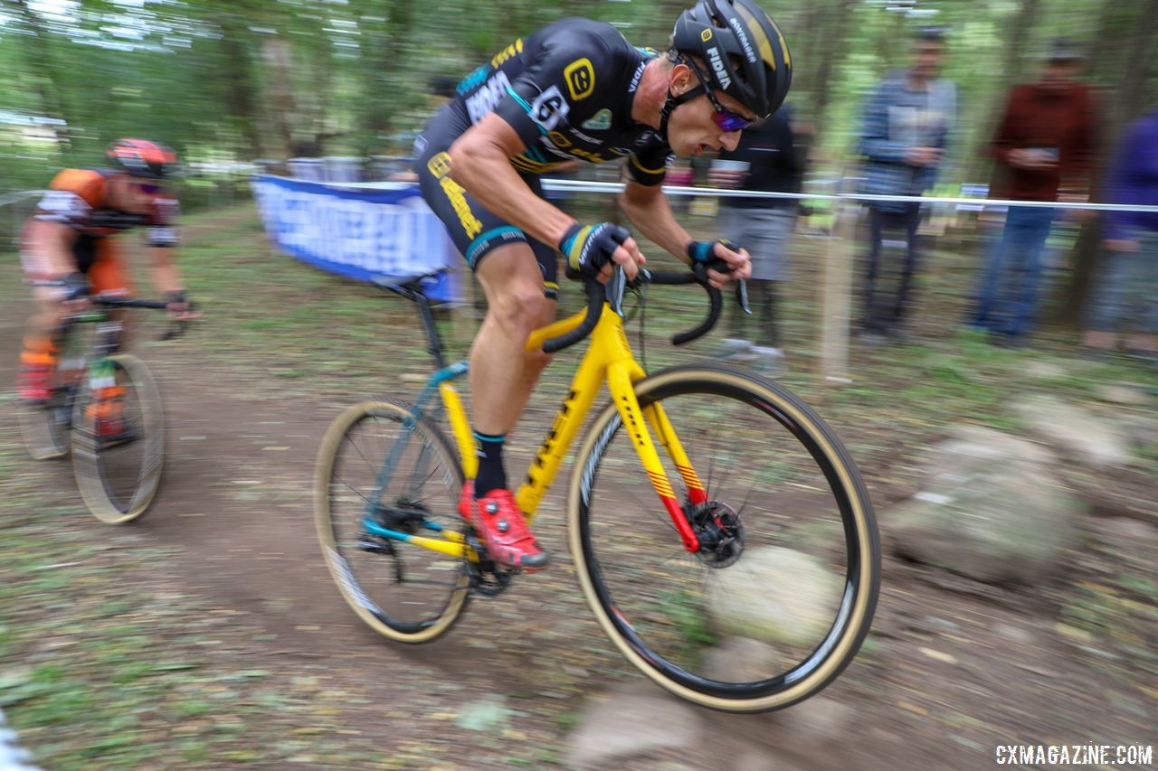 Hermans pushed the pace all race long. 2018 Trek CX Cup, Waterloo © Cyclocross Magazine / R. Clark