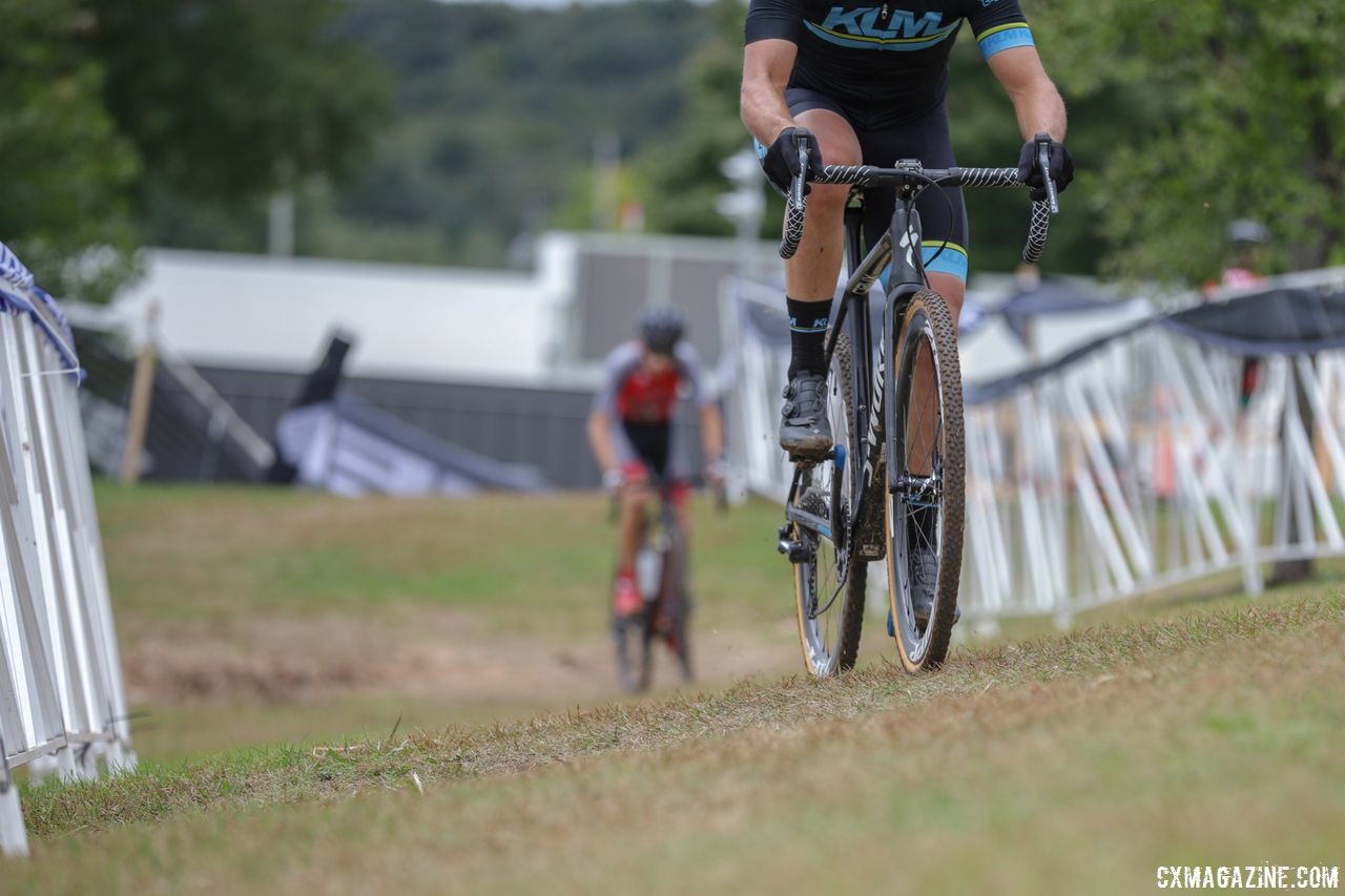 Conditions were not super-muddy, but some tread was a good idea on Friday. 2018 Trek CX Cup, Waterloo © Cyclocross Magazine / R. Clark