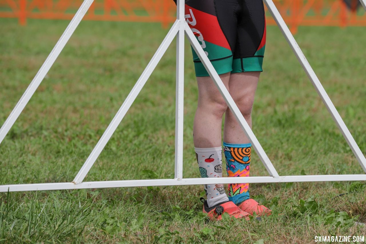 Strong sock game. 2018 Trek CX Cup, Waterloo © Cyclocross Magazine / R. Clark