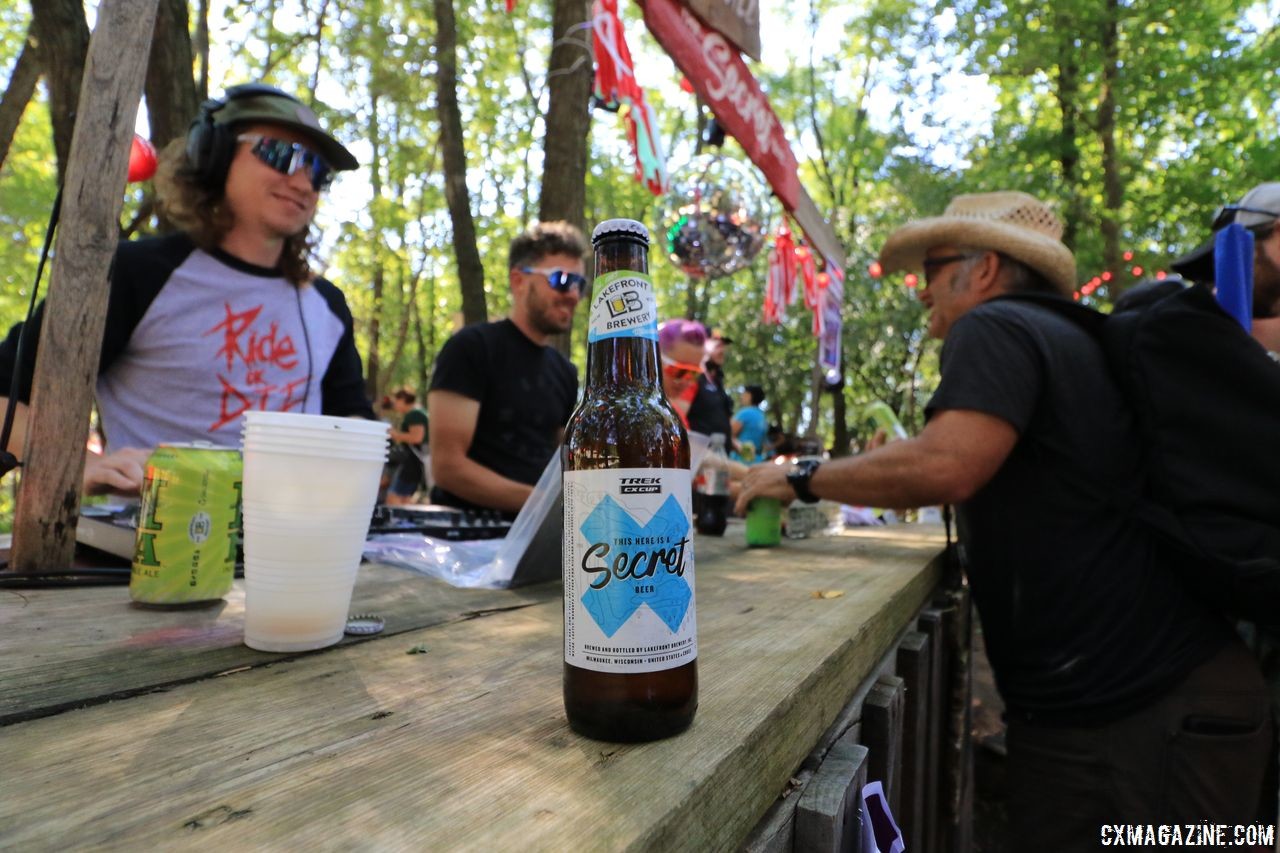 The Secret Bar even had its own beer this year. 2018 World Cup Waterloo. © D. Mable / Cyclocross Magazine