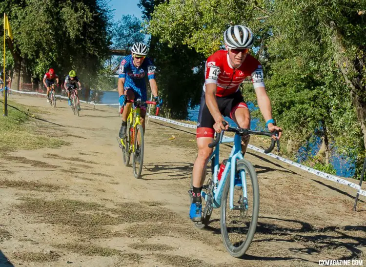 Lance Haidet attempted to follow his dad's lead and keep his own West Coast UCI winning streak alive. Sean Haidet won his Masters race earlier in the day. 2018 WSCXGP Day 1. © L. Lamoureux