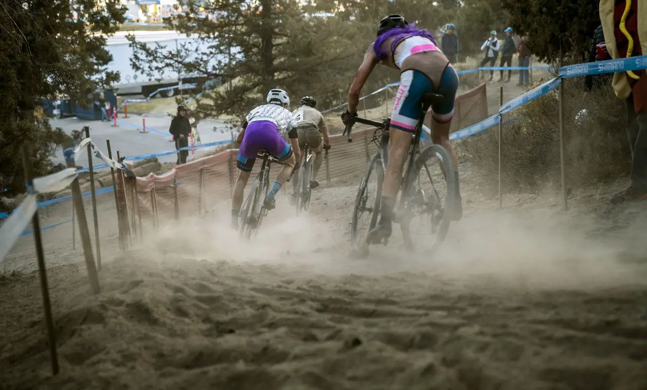 Ruts and bumps. 2018 Cyclocross Crusade Halloween Race at Deschutes Brewery, Bend, OR. © Ben Guernsey