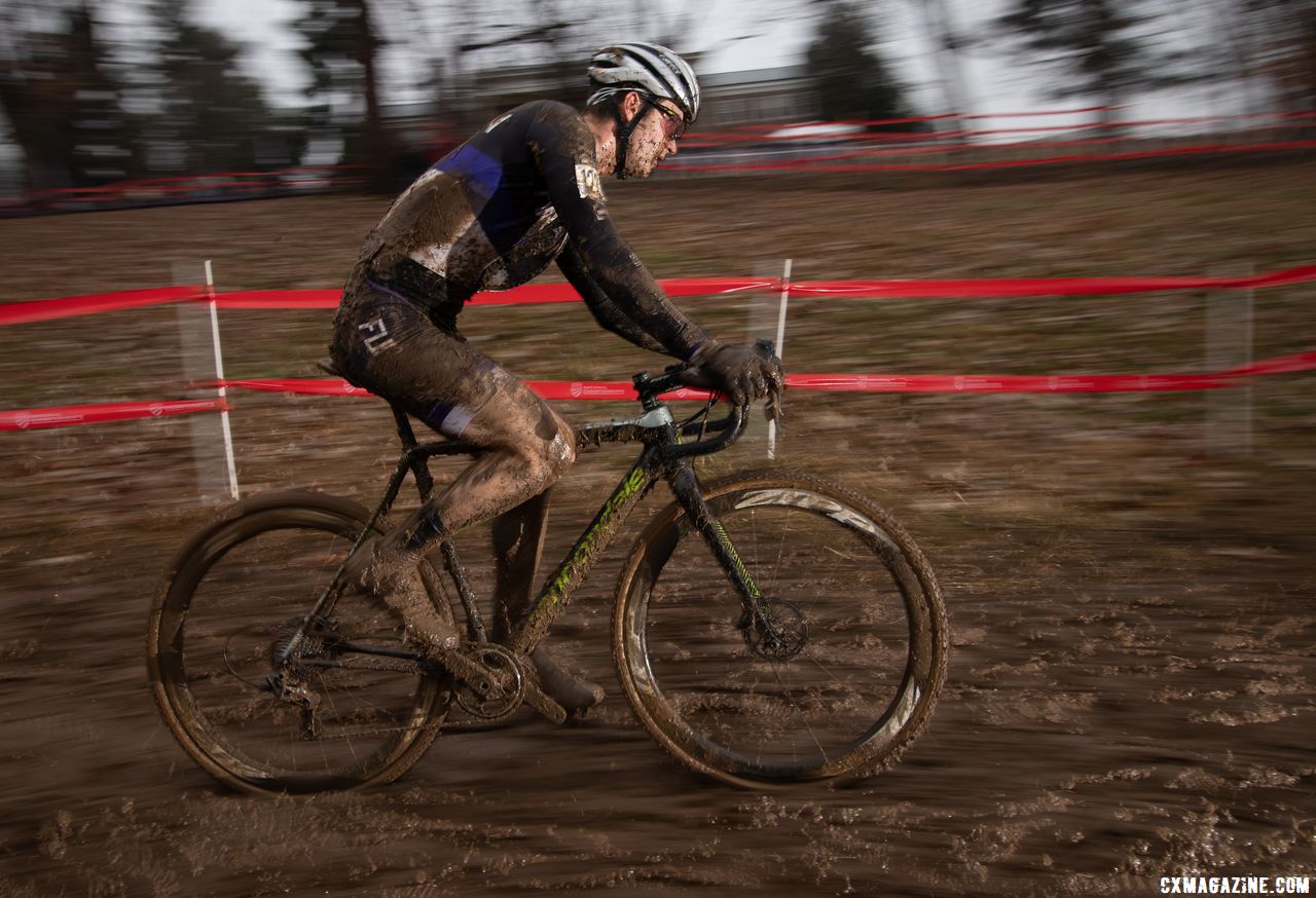 Collegiate Club Men. 2018 Cyclocross National Championships, Louisville, KY. © A. Yee / Cyclocross Magazine