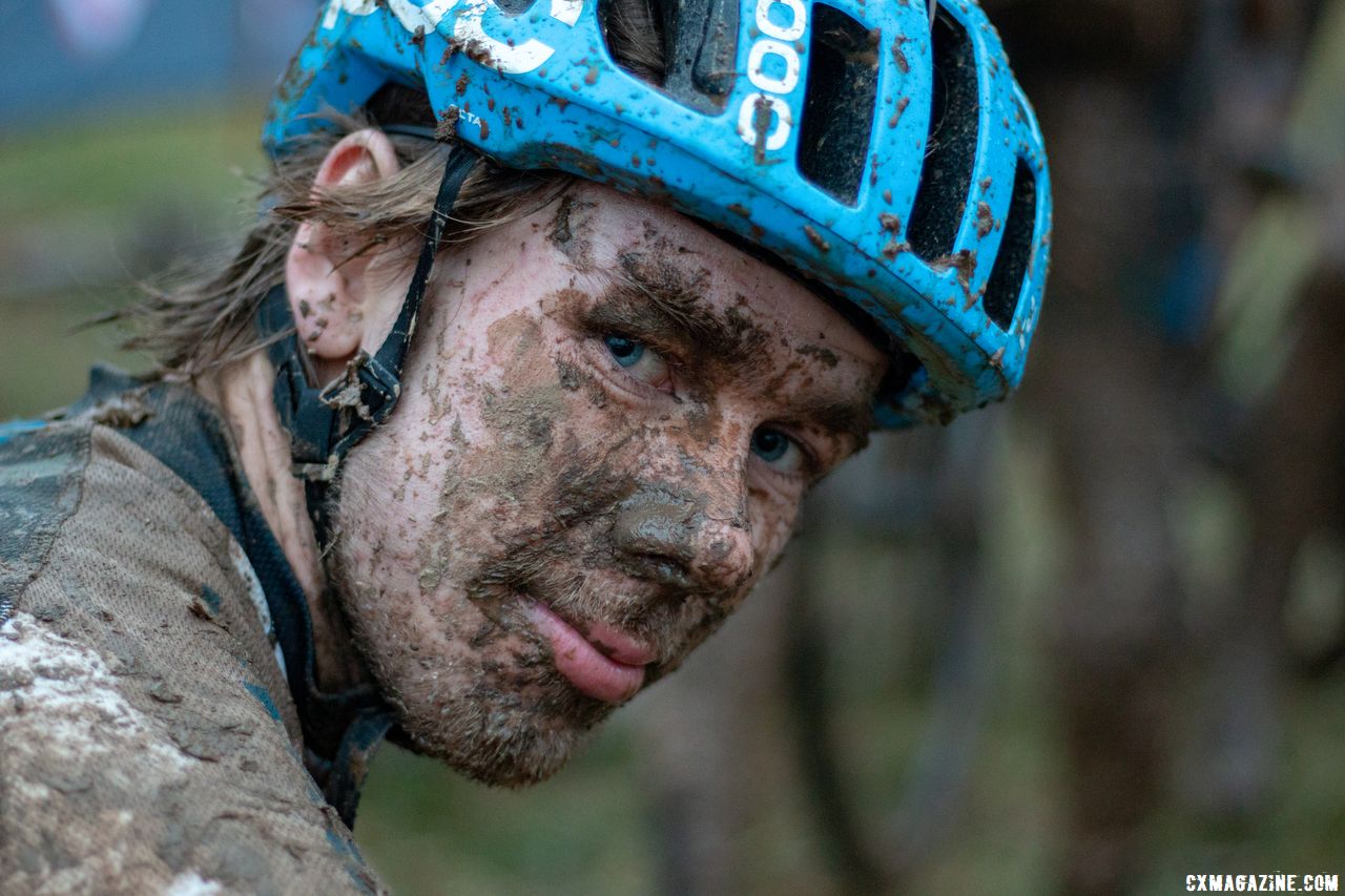 Louisville has over-delivered on "true cross conditions." Collegiate Varsity Men. 2018 Cyclocross National Championships, Louisville, KY. © A. Yee / Cyclocross Magazine