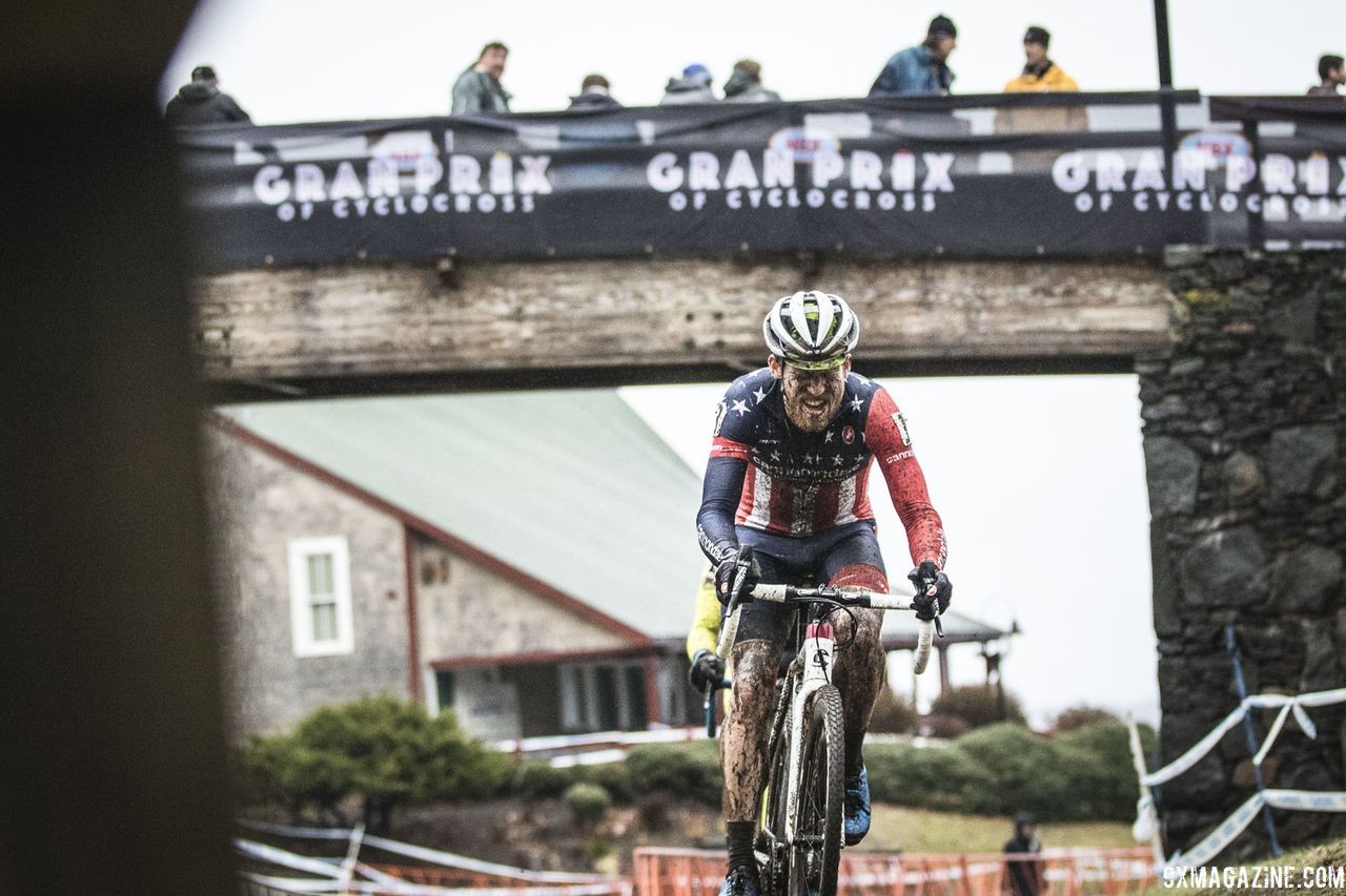 Stephen Hyde returned and won both days of the NBX Gran Prix of Cyclocross. 2018 NBX Gran Prix of Cyclocross Day 2. © Angelica Dixon