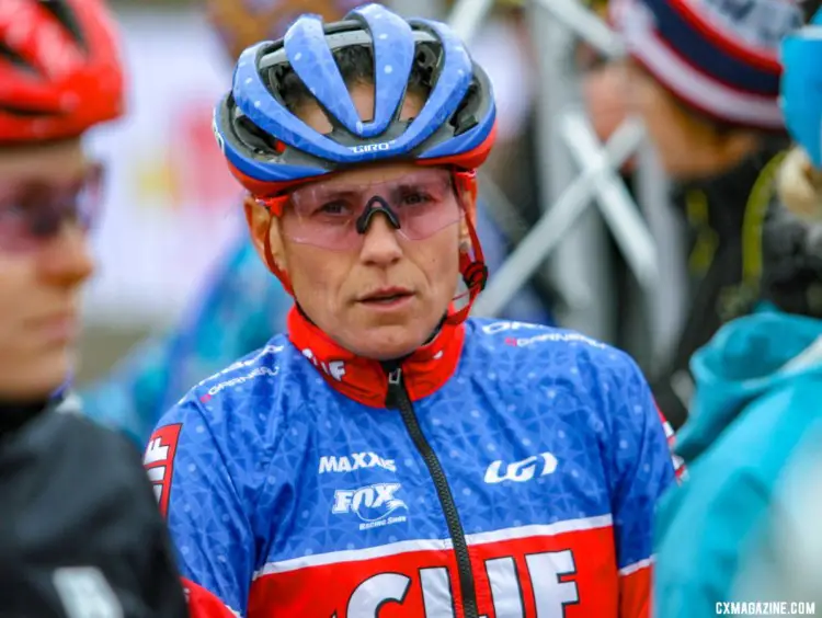 Katerina Nash semi retired a few years back, but on any given day is a threat for a podium. Elite Women. 2019 Hoogerheide World Cup, GP Adri van der Poel. © B. Hazen / Cyclocross Magazine