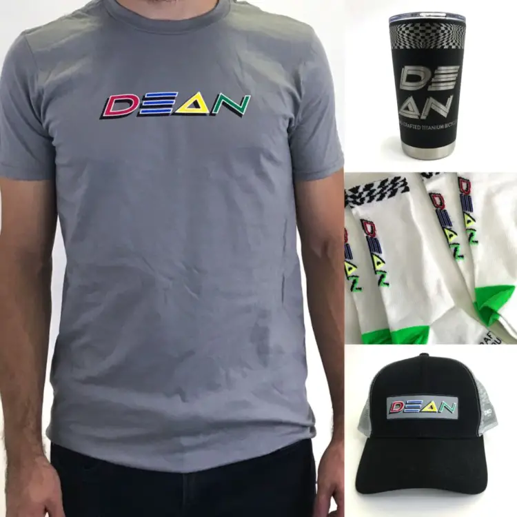 Two lucky entrants will win Dean prize packs with a shirt, cap, socks and sweet pint glass. 2019 Cyclocross Magazine's World Championship Fantasy Game Prizes.