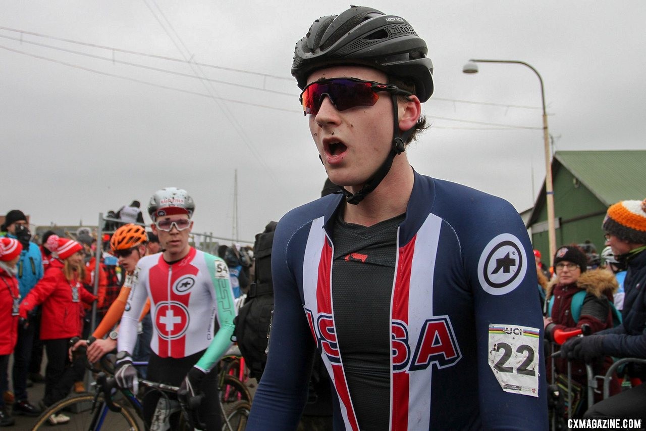 Junior Men, 2019 Cyclocross World Championships, Bogense, Denmark. © B. Hazen / Cyclocross Magazine