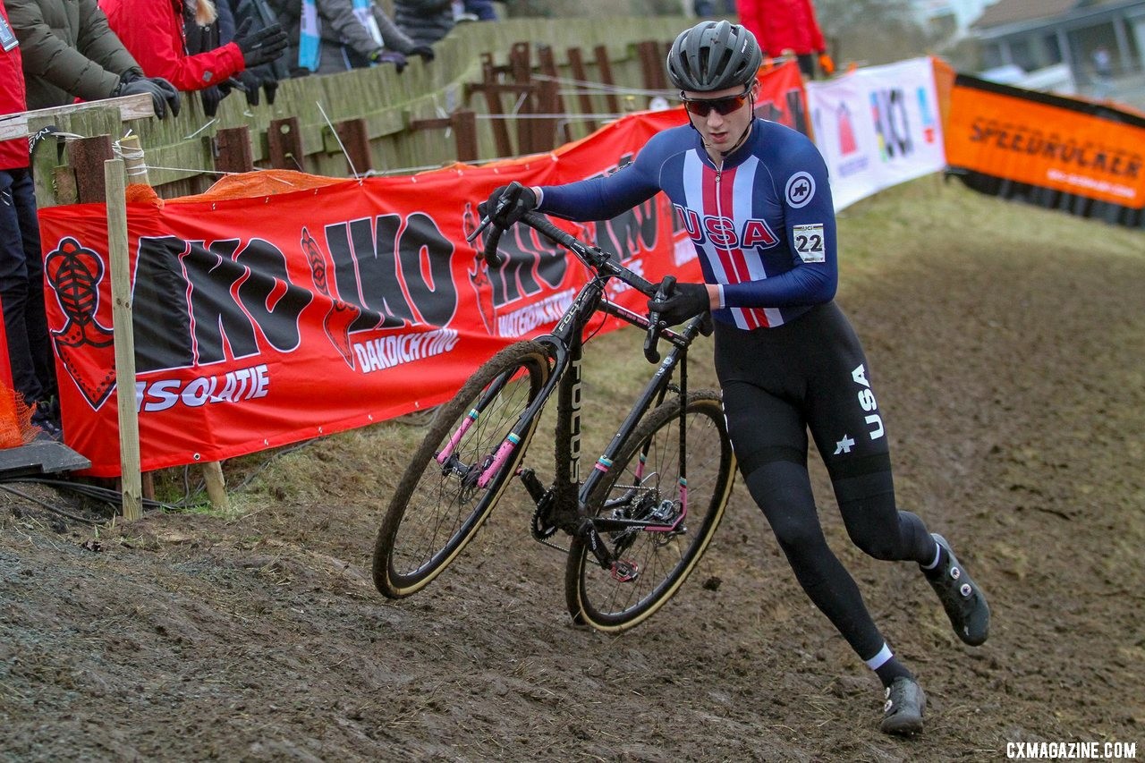 Junior Men, 2019 Cyclocross World Championships, Bogense, Denmark. © B. Hazen / Cyclocross Magazine