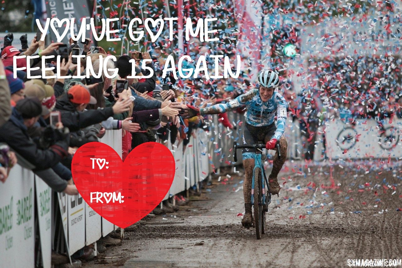 2019 Cyclocross Magazine CX Love Valentines. © D. Mable / Cyclocross Magazine