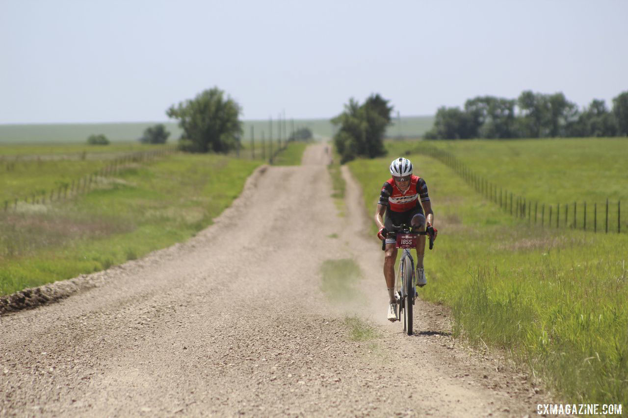 Peter Stetina will be back at the Dirty Kanza 200 in 2020. 2019 Men's Dirty Kanza 200 Gravel Race. © Z. Schuster / Cyclocross Magazine
