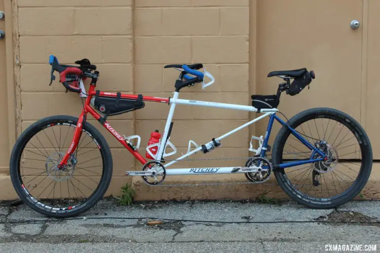 Dori and Andrew Coetzee's Ritchey Double Switchback Break Away Tandem. © Z. Schuster