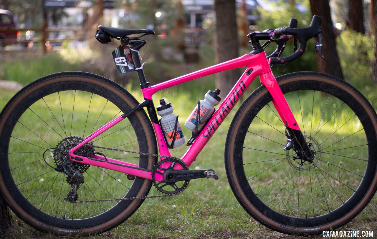 pink gravel bike