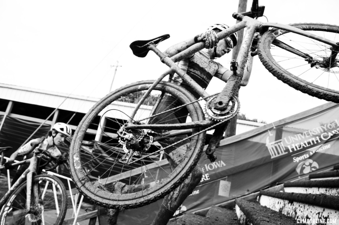 2019 Jingle Cross Junior Men, Sunday. © A. Yee / Cyclocross Magazine